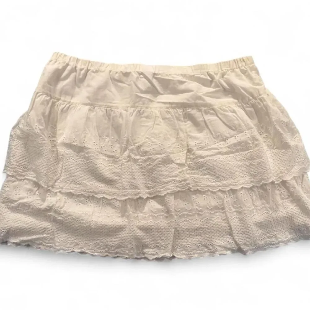 Old Navy Women's White and Cream Skirt